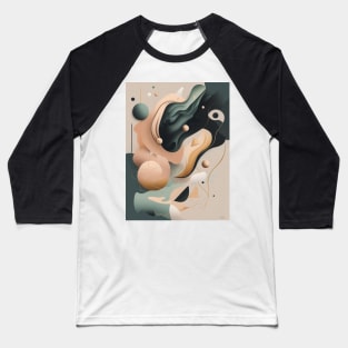 Echoes of the Past: A Nostalgic Abstract Baseball T-Shirt